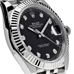 Rolex Datejust 126334 Stainless Steel Black Diamond Dial Jubilee - 图片 4
