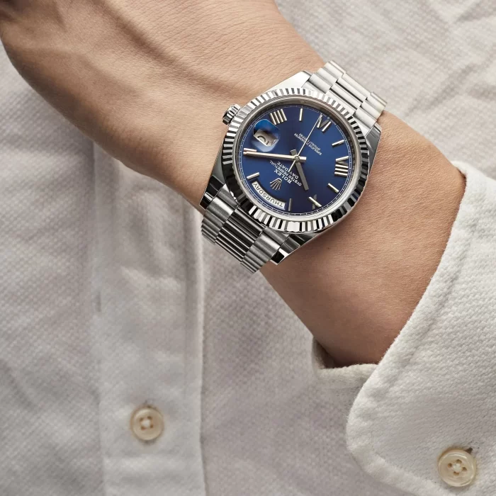 Rolex Day-Date 228239 White Gold Blue Dial - 图片 2