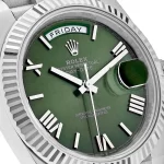 Rolex Day-Date 228239 White Gold Olive Dial - 图片 3