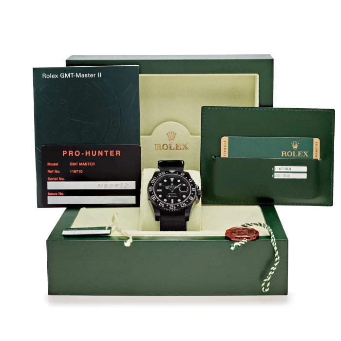 Rolex GMT-Master II 116710LN Pro Hunter Stealth Black-PVD Steel - 图片 5
