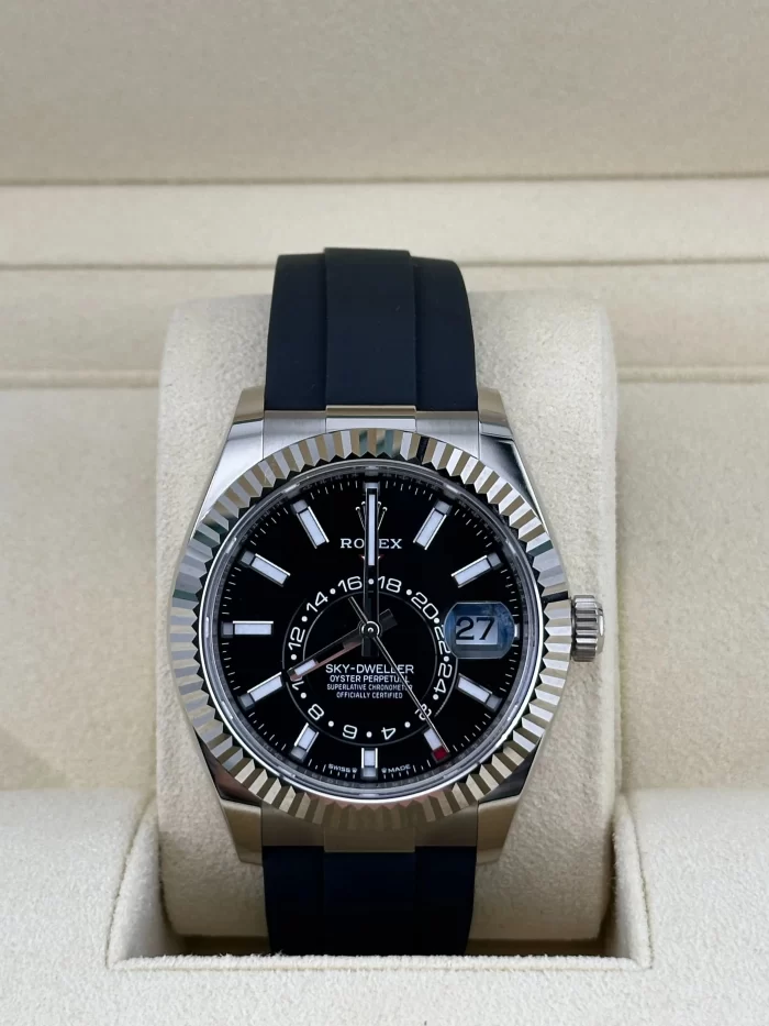 Rolex Sky-Dweller 336239 White Gold Black Dial Oysterflex (2024) - 图片 2