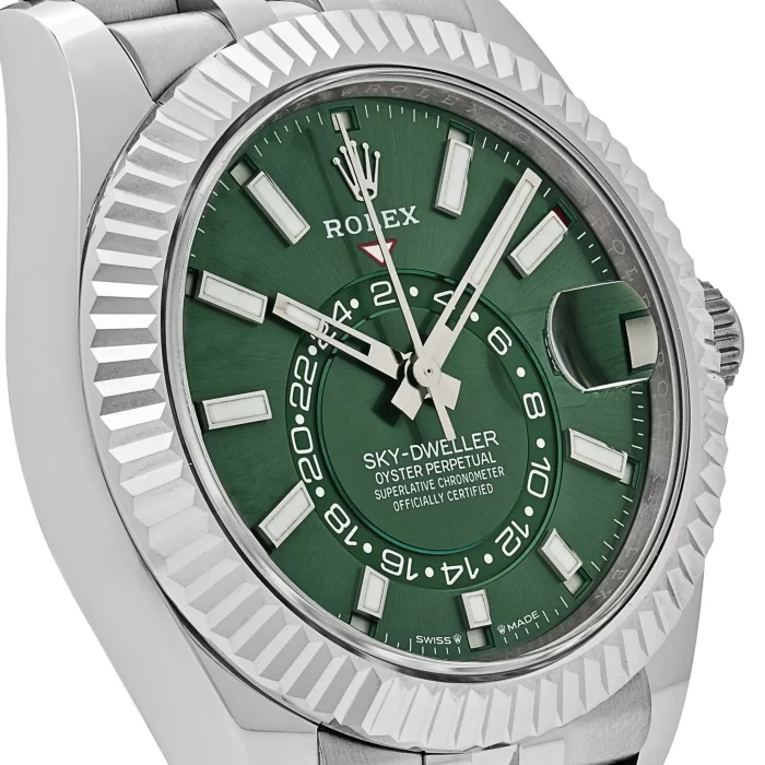 Rolex Sky-Dweller 336934 Stainless Steel Green Dial Jubilee - 图片 5