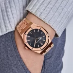 Audemars Piguet Royal Oak 15500OR.OO.1220OR.01 Selfwinding Rose Gold Black Dial - 图片 7