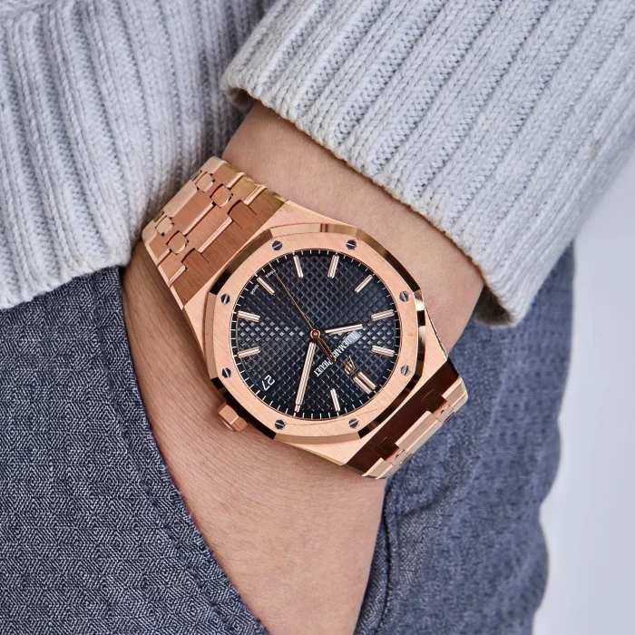 Audemars Piguet Royal Oak 15500OR.OO.1220OR.01 Selfwinding Rose Gold Black Dial - 图片 7
