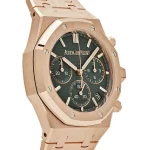 Audemars Piguet Royal Oak 26240OR.OO.1320OR.08 Selfwinding Chronograph Rose Gold Khaki Green Dial (2024) - 图片 5