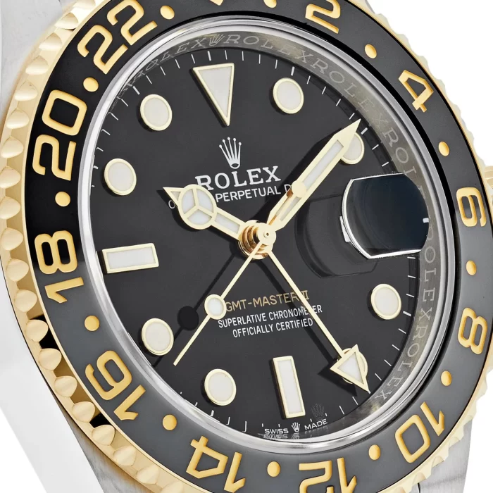 Rolex GMT-Master II 126713GRNR Stainless Steel Yellow Gold Black Dial Jubilee - 图片 5