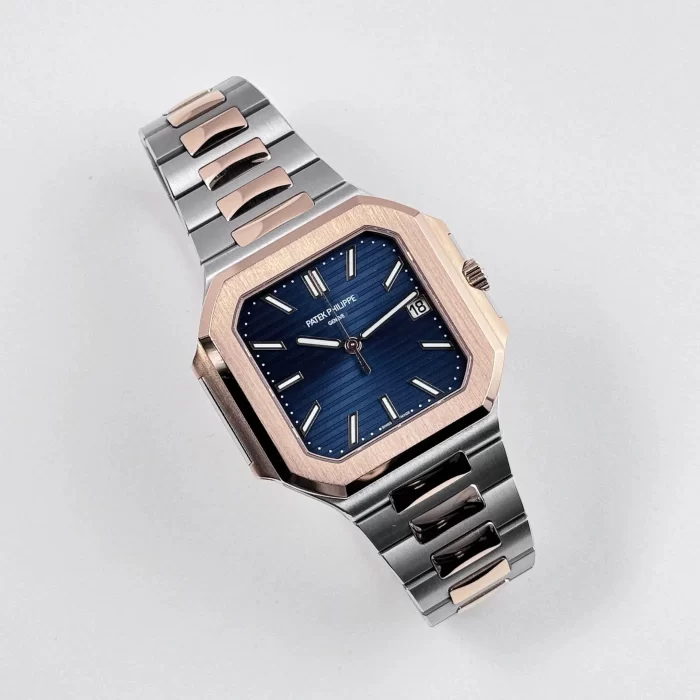 Patek Philippe Cubitus 5821/1AR-001 Stainless Steel Rose Gold Blue Dial - 图片 3