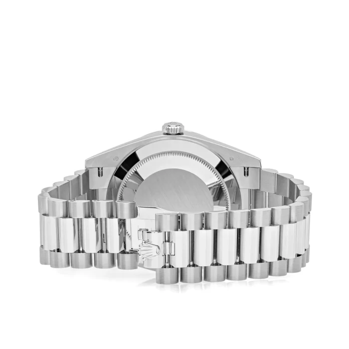 Rolex Day-Date 228349RBR White Gold Meteorite Dial Diamond Set - 图片 5