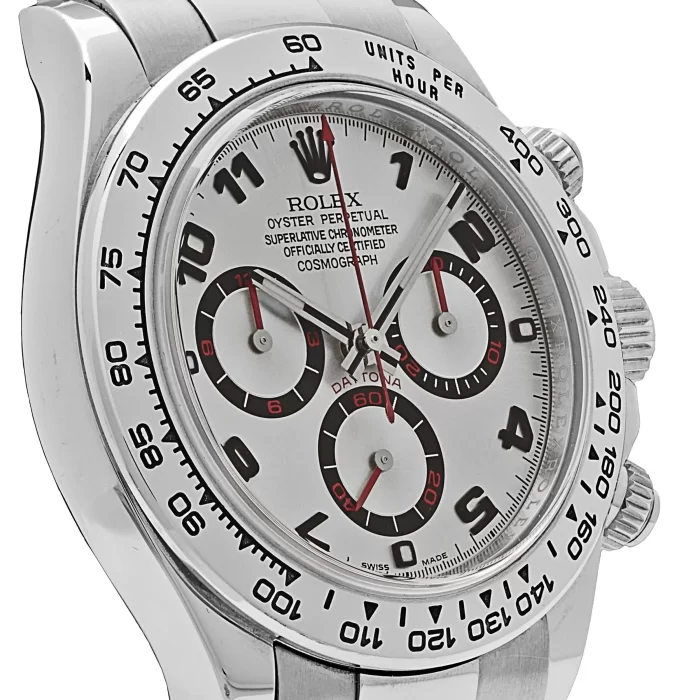 Rolex Daytona 116509 Silver Racing Dial White Gold - 图片 3