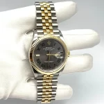 Rolex Datejust 126233 'Wimbledon' Stainless Steel Yellow Gold Slate Dial Jubilee - 图片 3