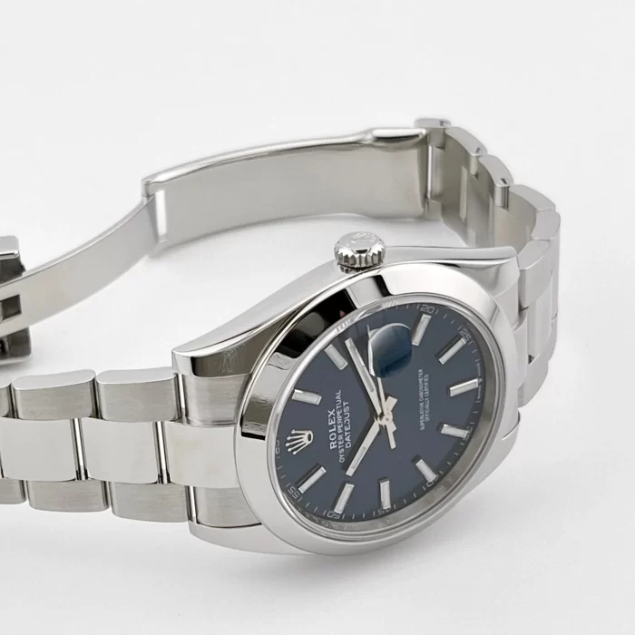 Rolex Datejust 126300 Stainless Steel Blue Dial Oyster - 图片 3