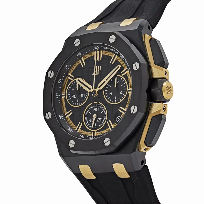 Audemars Piguet Royal Oak Offshore 26420CE.OO.A127CR.01 Chronograph Black Ceramic Yellow Gold Black Dial - 图片 4