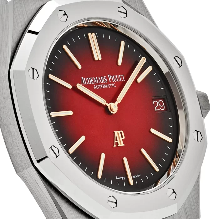 Audemars Piguet Royal Oak 16202XT.OO.1240XT.01 'Jumbo' Extra-Thin Titanium Burgundy Dial - 图片 6