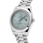 Rolex Day-Date II 218206 Platinum Blue Diamond Dial - 图片 5