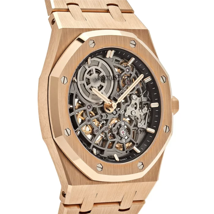 Audemars Piguet Royal Oak 16204OR.OO.1240OR.03 Openworked 'Jumbo' Extra-Thin Rose Gold - 图片 3
