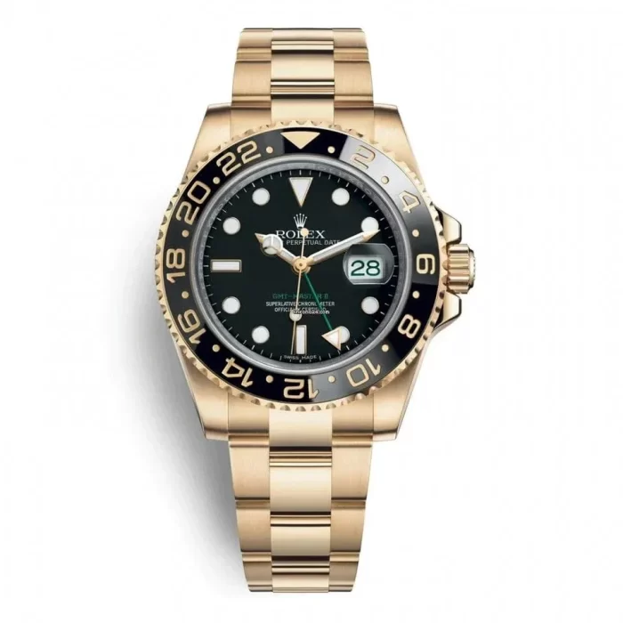 Rolex GMT-Master II 116718LN Yellow Gold Black Dial - 图片 1