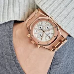 Audemars Piguet Royal Oak 26022OR.OO.D088CR.01 Chronograph Rose Gold White Dial - 图片 3