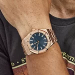 Audemars Piguet Royal Oak Selfwinding 15510OR.OO.1320OR.03 Rose Gold Blue Dial (2024) - 图片 6