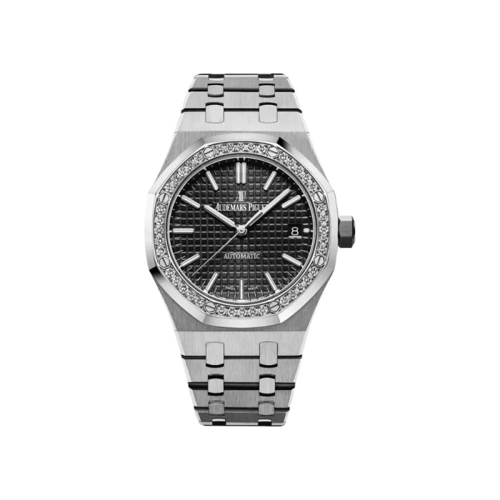 Audemars Piguet Royal Oak Selfwinding Stainless Steel Black Dial Diamond Bezel 37mm 15451ST.ZZ.1256ST.01 - 图片 1