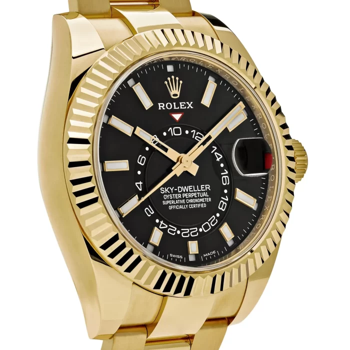 Rolex Sky-Dweller 326938 Yellow Gold Black Dial - 图片 3