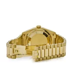 Rolex Day-Date 128348RBR Yellow Gold Diamond Bezel Turquoise Diamond Dial - 图片 6