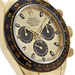Rolex Cosmograph Daytona 116518LN-0040 Yellow Gold Champagne Black Dial - 图片 7