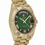 Rolex Day-Date 228238 Yellow Gold Green Ombre Roman Numeral Dial - 图片 4