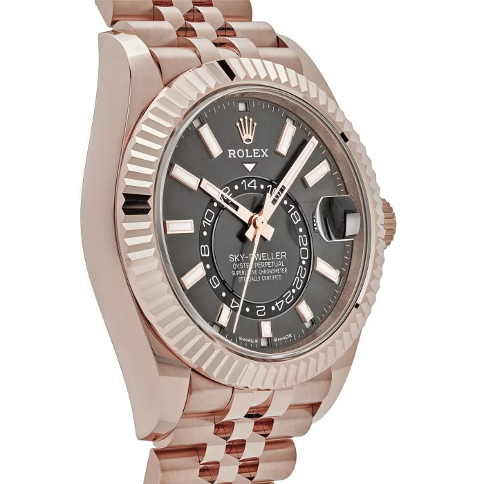 Rolex Sky-Dweller 336935 Everose Gold Slate Dial Jubilee - 图片 5