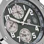 Audemars Piguet Royal Oak Offshore 26238TI.OO.A056CA.01 Chronograph Titanium Green Dial - 图片 5