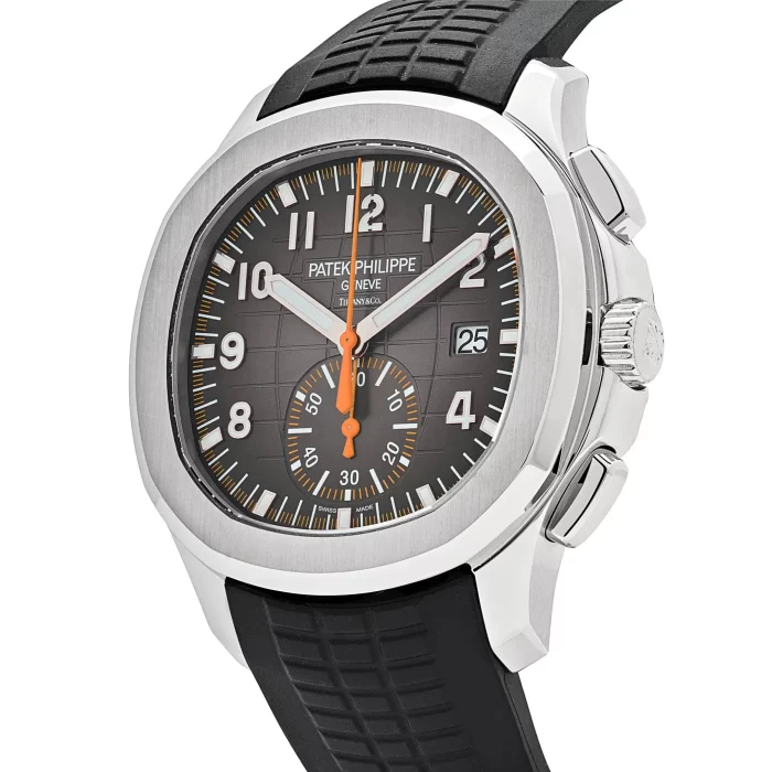 Patek Philippe Aquanaut Chronograph 5968A-001 'Tiffany & Co.' Stainless Steel Black Dial - 图片 4