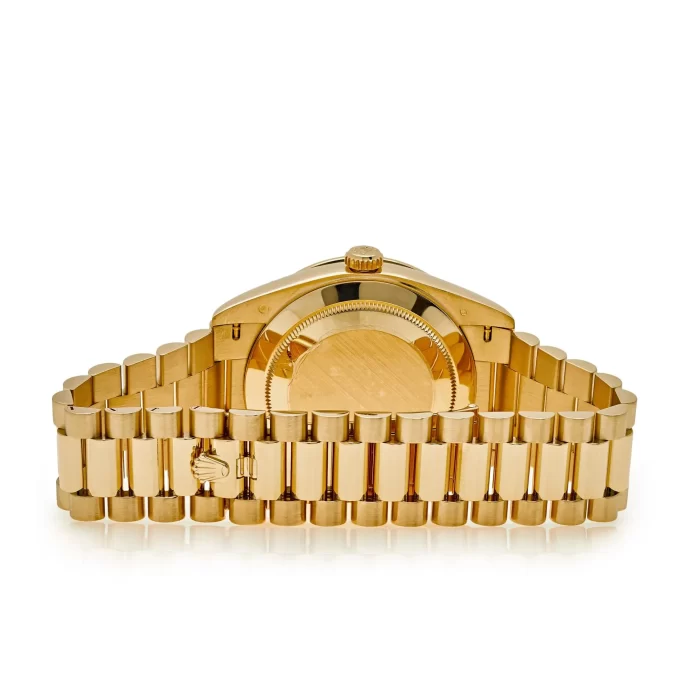 Rolex Day-Date 228398TRU Yellow Gold Roman Dial Ruby Bezel - 图片 7