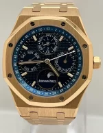 Audemars Piguet Royal Oak Perpetual Calendar 26574OR.OO.1220OR.02 Rose Gold Blue Dial - 图片 5