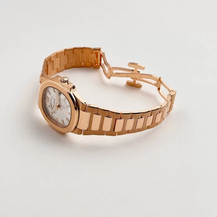 Patek Philippe Nautilus 7011/1R-001 Rose Gold Silver Dial - 图片 4