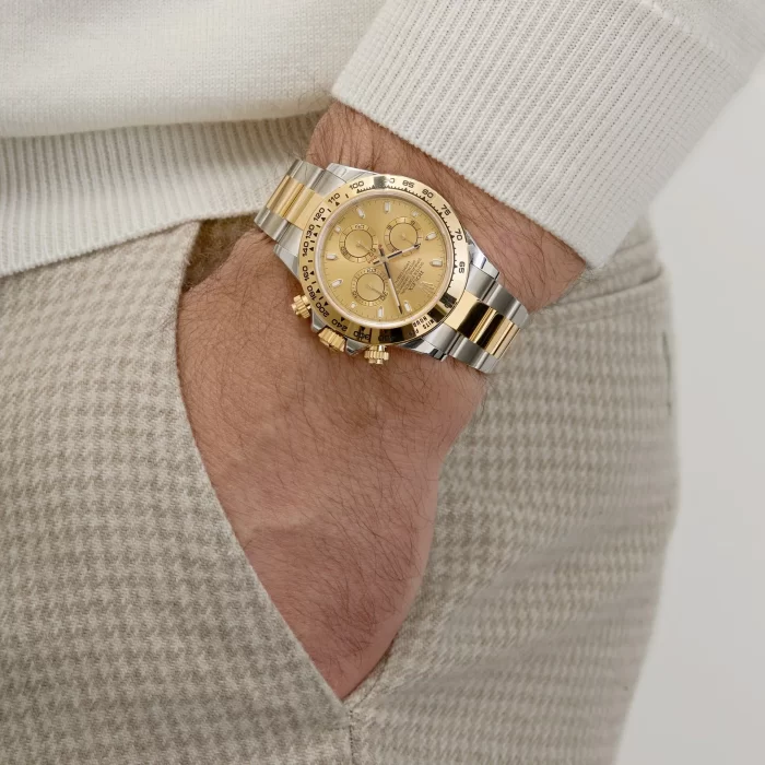 Rolex Daytona 116503 Two-Tone Yellow Gold Stainless Steel Champagne Dial - 图片 2