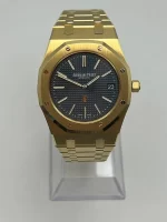 Audemars Piguet Royal Oak 15202BA.OO.1240BA.01 'Jumbo' Extra Thin Yellow Gold Blue Dial (2021) - 图片 4