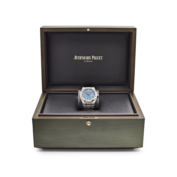 Audemars Piguet Royal Oak Selfwinding 15510BC.OO.1320BC.01 White Gold Blue Dial Limited Edition - 图片 6