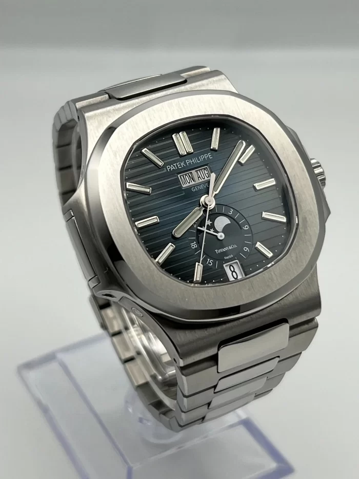 Patek Philippe Nautilus 5726/1A-014 'Tiffany & Co.' Moon Phase Stainless Steel Blue Dial - 图片 2