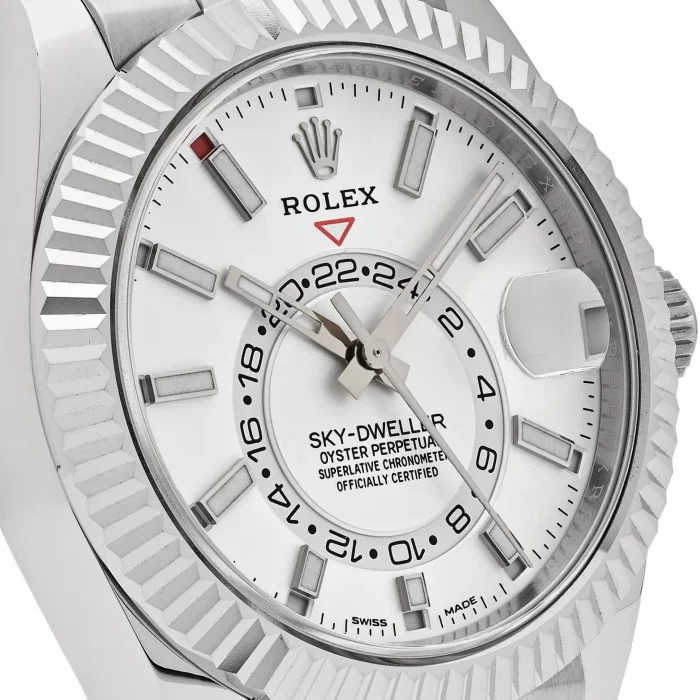 Rolex Sky-Dweller 326934 Stainless Steel White Dial Jubilee - 图片 7