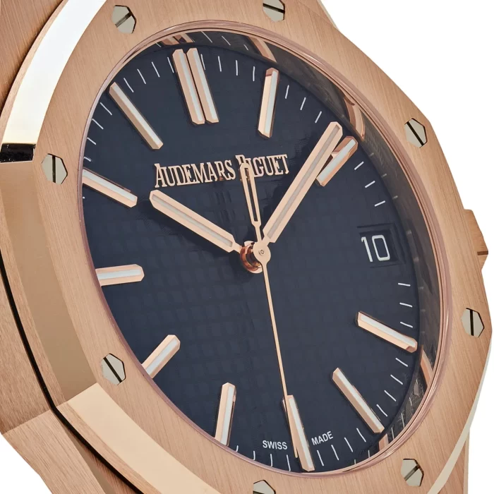 Audemars Piguet Royal Oak Selfwinding 15510OR.OO.1320OR.03 Rose Gold Blue Dial (2024) - 图片 4