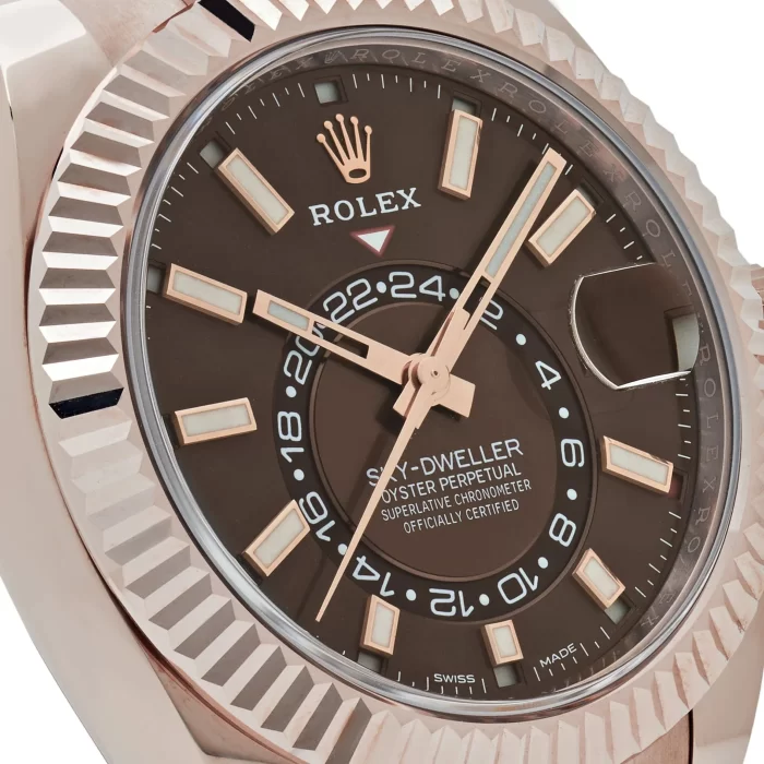 Rolex Sky-Dweller 326935 Rose Gold Chocolate Dial Oyster - 图片 3
