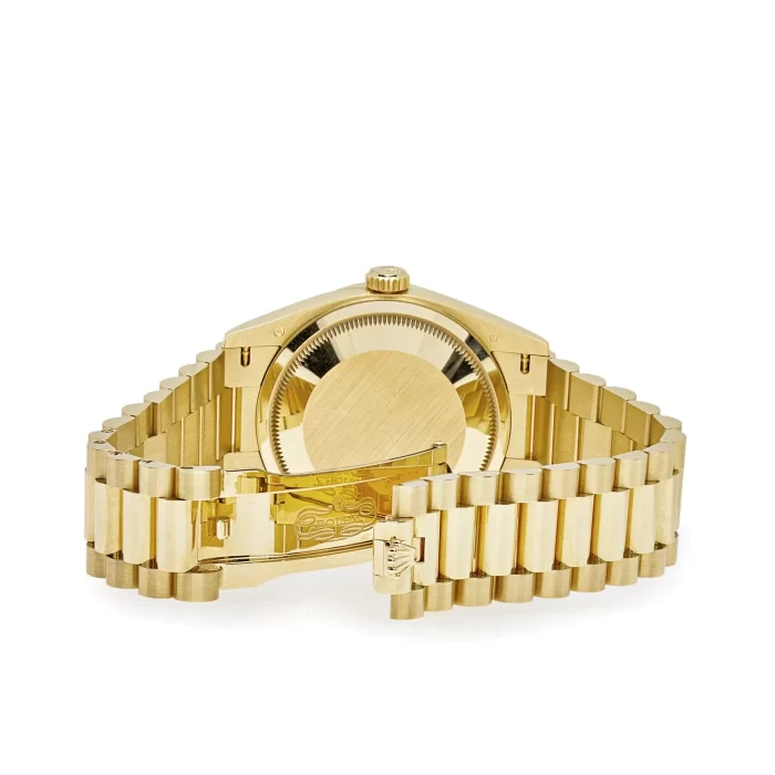 Rolex Day-Date 128238 Yellow Gold Turquoise Diamond Dial (2024) - 图片 4