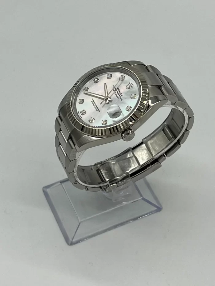 Rolex Datejust 126334 Stainless Steel Diamond Mother Of Pearl Dial - 图片 5