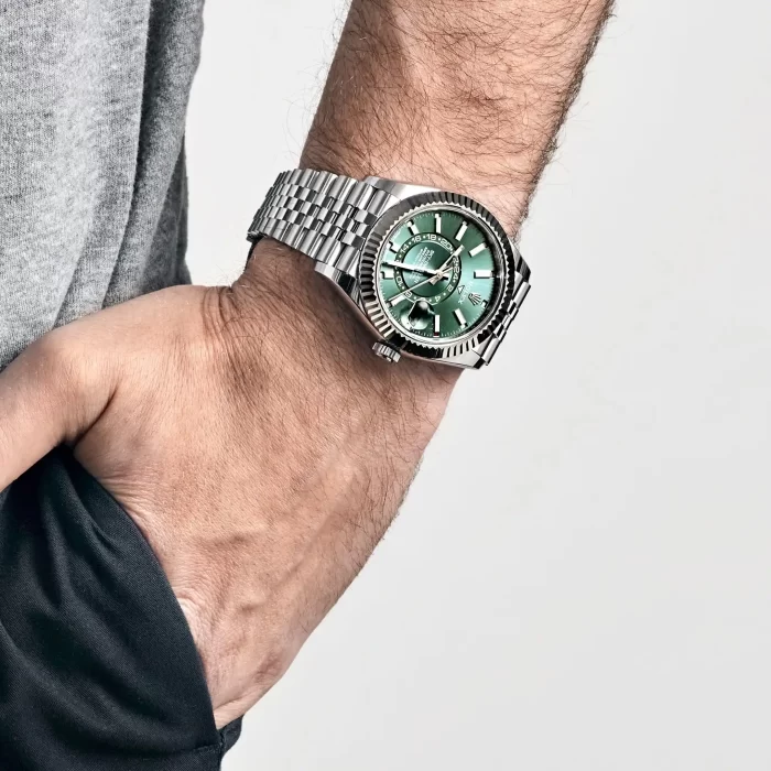 Rolex Sky-Dweller 336934 Stainless Steel Green Dial Jubilee - 图片 2