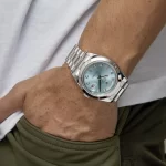 Rolex Day-Date II 218206 Platinum Blue Diamond Dial - 图片 4