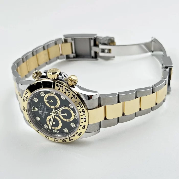 Rolex Daytona 116503 Yellow Gold Stainless Steel Black Diamond Dial (2022) - Image 8