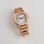 Patek Philippe Nautilus 7011/1R-001 Rose Gold Silver Dial - 图片 3
