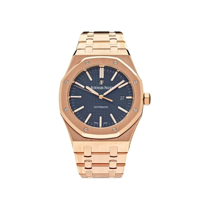 Audemars Piguet Royal Oak Selfwinding Rose Gold Blue Dial 15400OR.OO.1220OR.03 - 图片 2