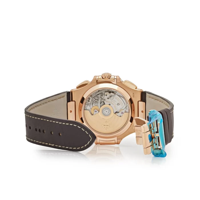 Patek Philippe Nautilus 5980R-001 Chronograph Date Rose Gold Brown Dial - 图片 3
