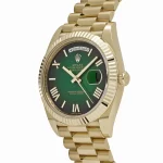 Rolex Day-Date 228238 Yellow Gold Green Ombre Roman Numeral Dial - 图片 5