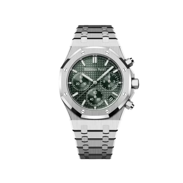 Audemars Piguet Royal Oak 26240ST.OO.1320ST.04 Selfwinding Chronograph '50th Anniversary' Stainless Steel Khaki Green Dial - 图片 1